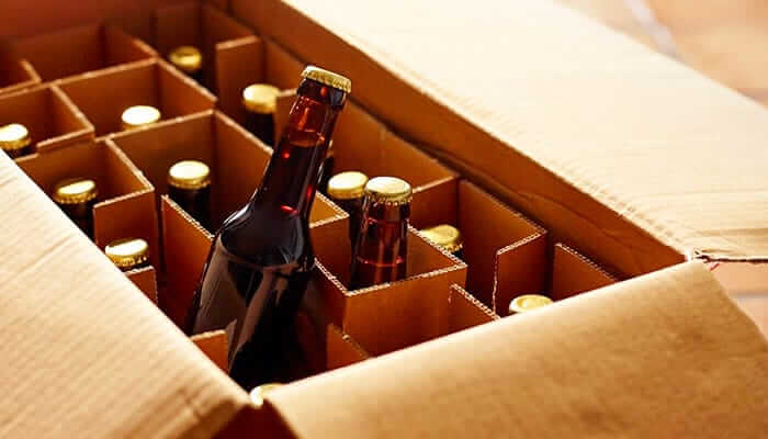 bottles of beer in a box